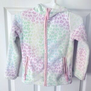 Girls Lands End fleece zip up